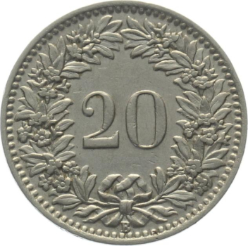 20 Rappen 1925 B